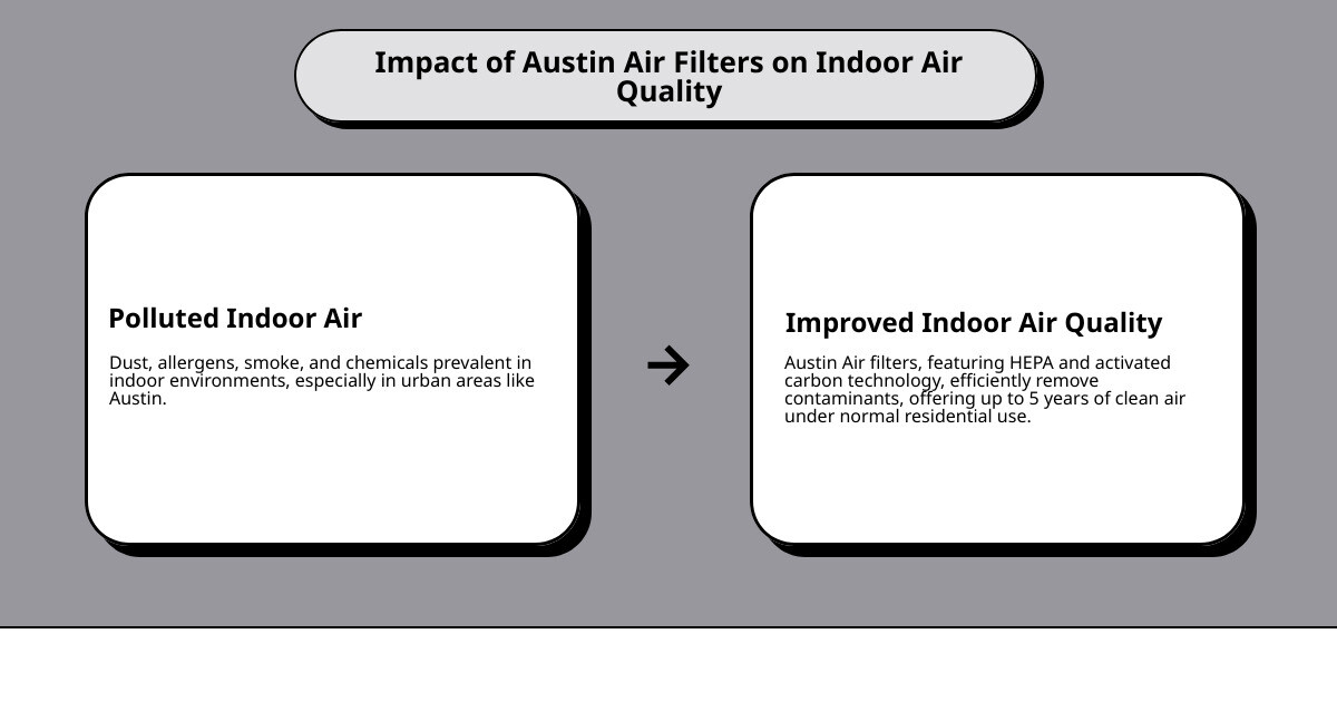 Infographic on how Austin Air filters work - air filters austin infographic cause_effect_text