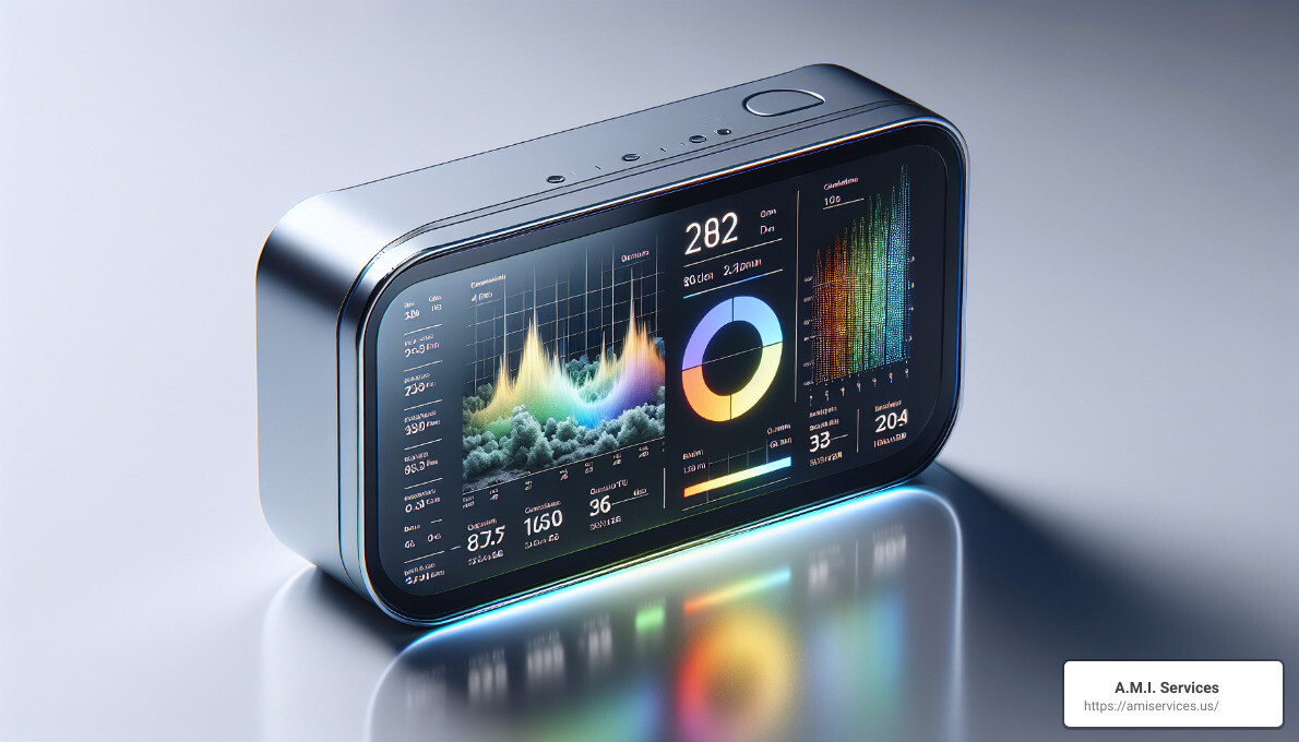 IQAir AirVisual Pro Indoor Air Quality Monitor - aqi tester