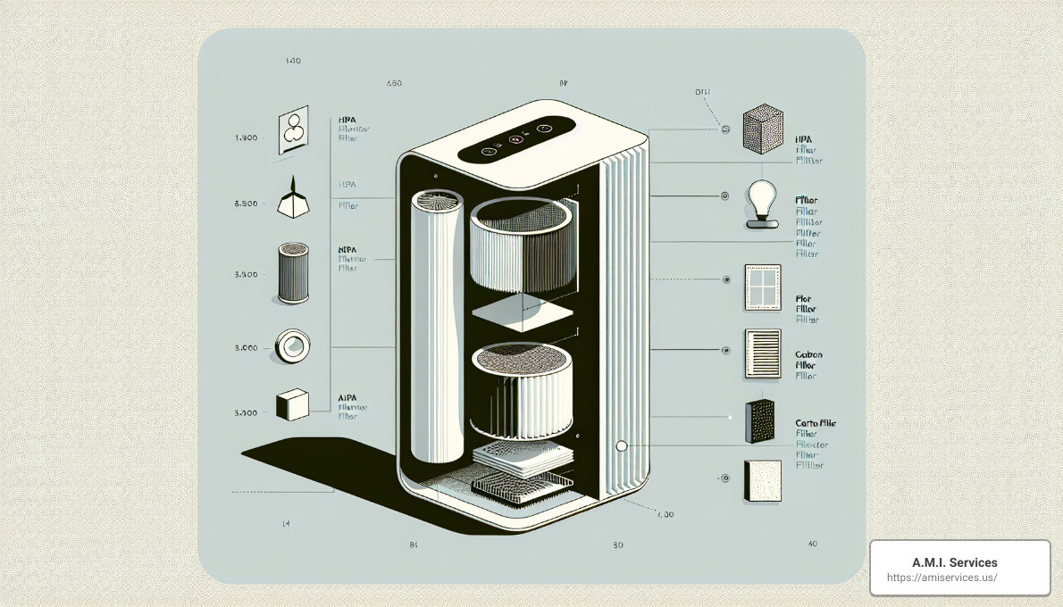 Austin Air Purifiers Infographic - austin air hepa air purifier