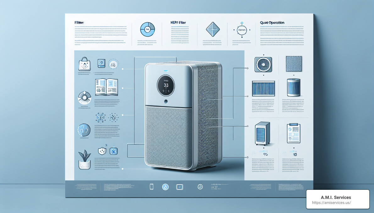 Austin Air purifiers infographic - Austin Air purifier