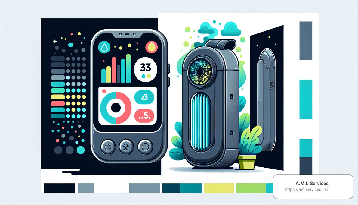 Air Quality Monitor - air purifier with air quality monitor