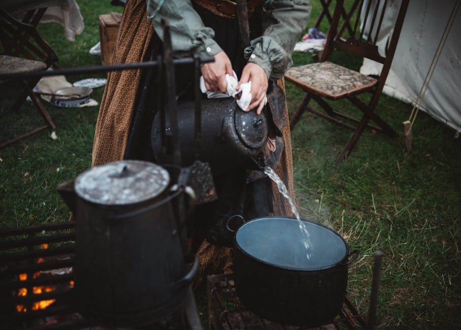 boiling water - solution of hard water