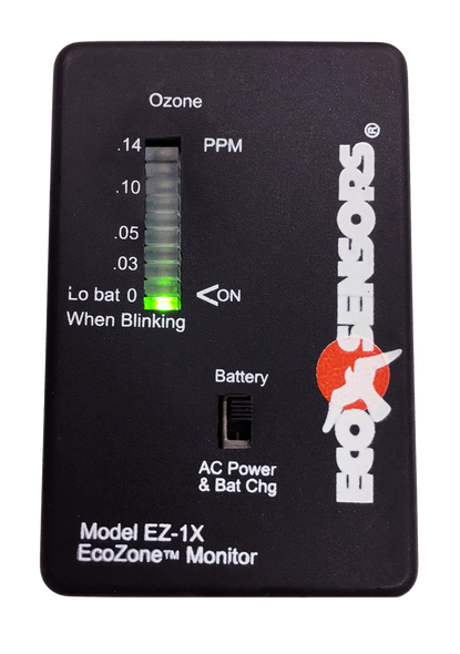 EZ-1X Ozone Monitor, Portable Rechargeable EZ-1X Ozone Monitor, Portable Rechargeable